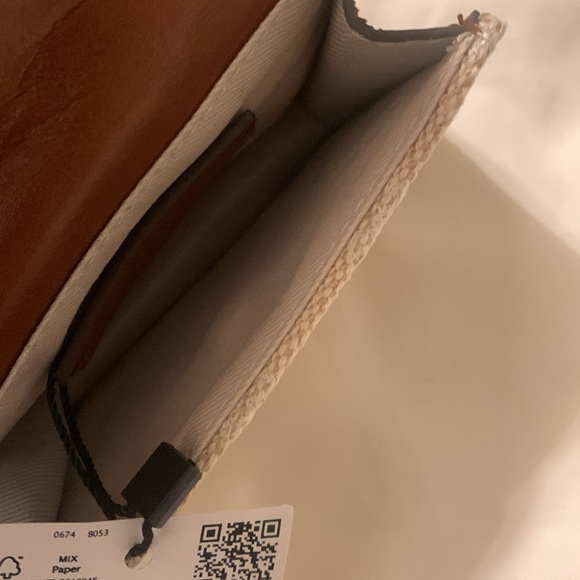 NWT Mango Embroidered Jute Wallet (#63) - Picture 7 of 7